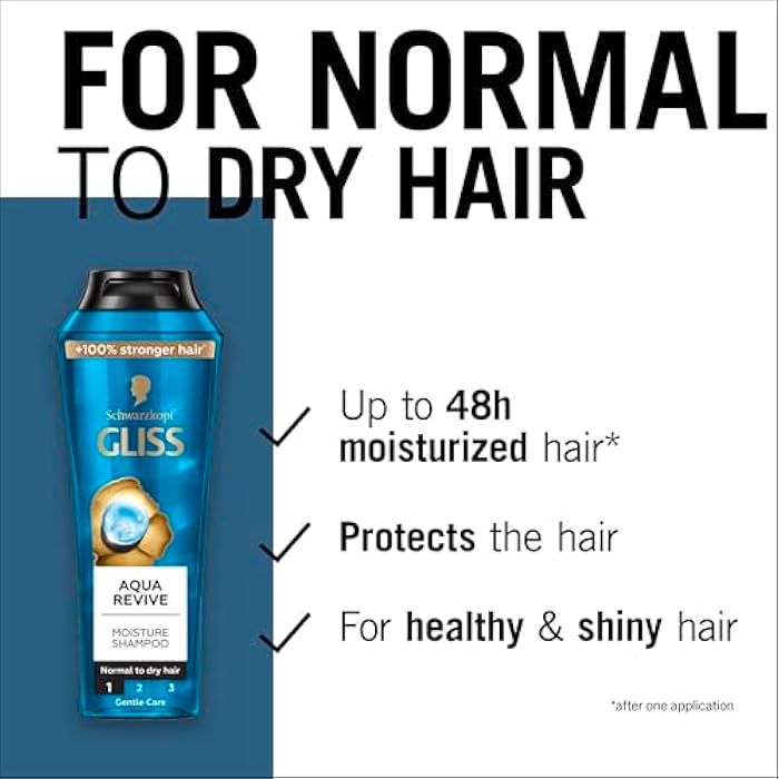 Gliss Aqua Revive Shampoo, 400ml — Immerse your hair in hydration with this revitalizing shampoo that quenches thirsty locks for a refreshed, vibrant look - Image 4